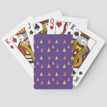 Motif géométrique Triangle Violet