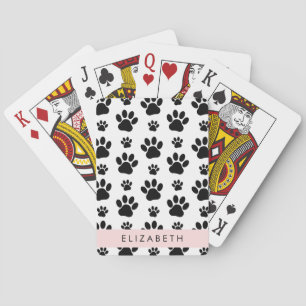 Jeu De Cartes Motif mâle, Patrouilles de chien, Noir et Blanc, V