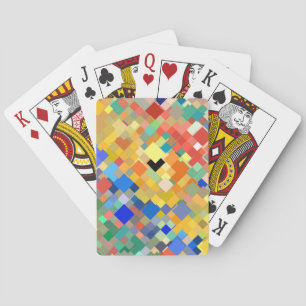Jeu De Cartes Motif mosaïque Abstrait #2