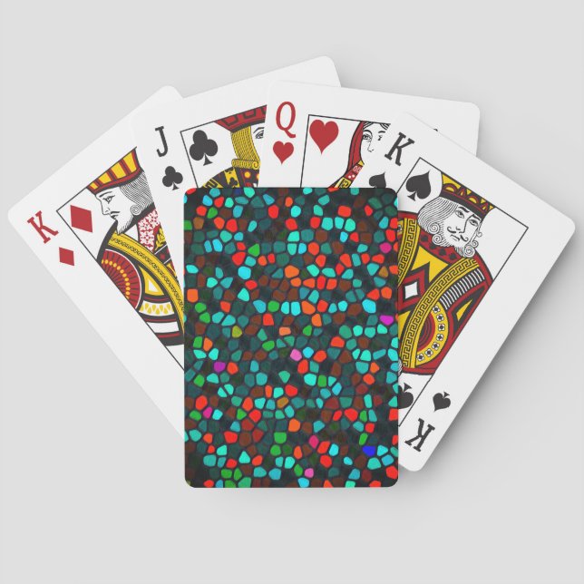 Jeu De Cartes Motif multicolore (dos)