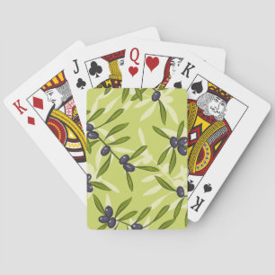 Jeu De Cartes Motif olive