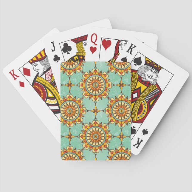 Jeu De Cartes Motif ornemental (dos)