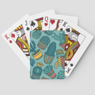 Jeu De Cartes motif plante
