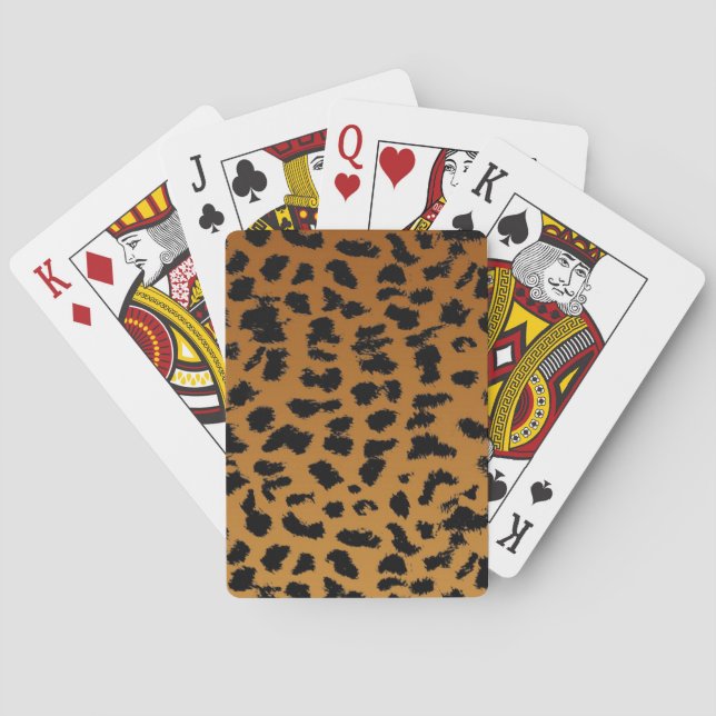 Jeu De Cartes motif poster de animal (dos)