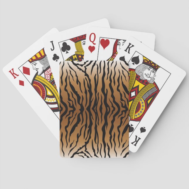 Jeu De Cartes motif poster de animal (dos)