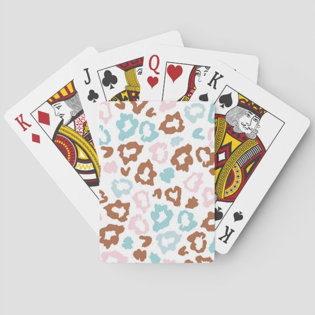 Jeu De Cartes motif poster de animal (dos)