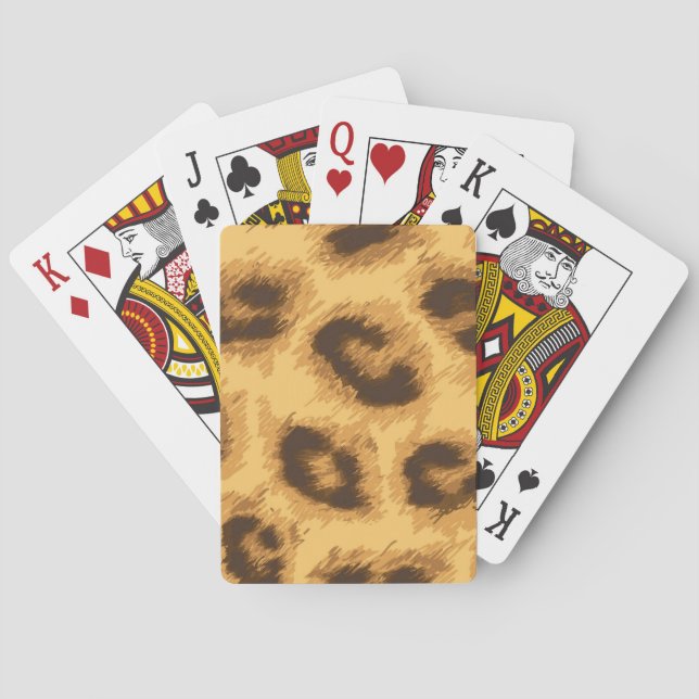 Jeu De Cartes motif poster de animal (dos)