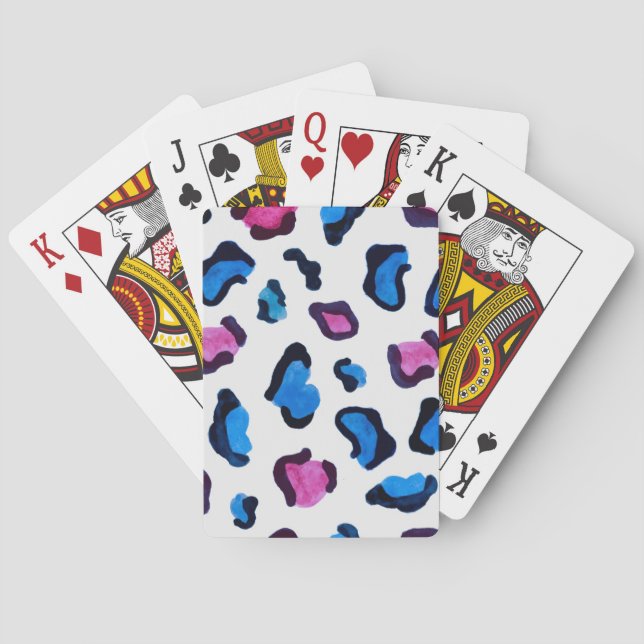 Jeu De Cartes motif poster de animal (dos)