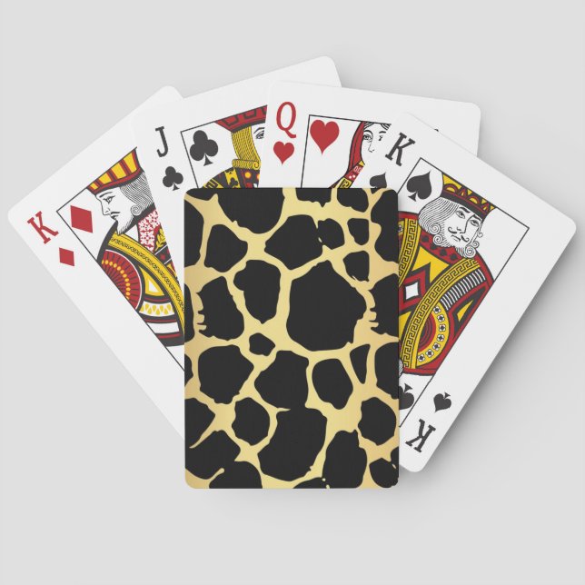 Jeu De Cartes motif poster de animal (dos)