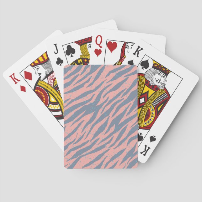 Jeu De Cartes motif poster de animal (dos)
