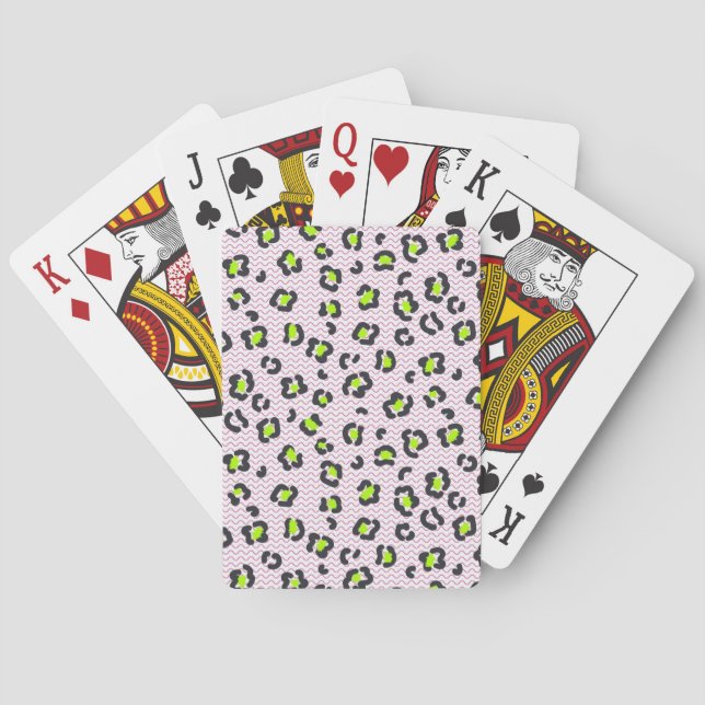 Jeu De Cartes motif poster de animal (dos)