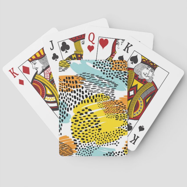 Jeu De Cartes motif poster de animal (dos)