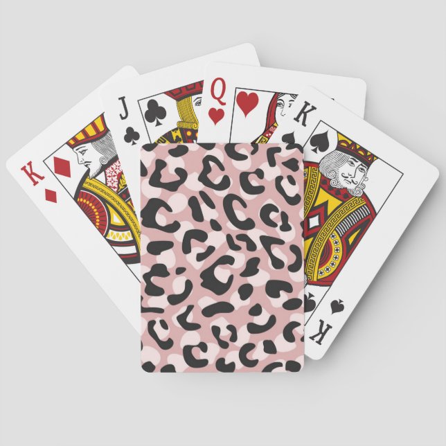 Jeu De Cartes motif poster de animal (dos)