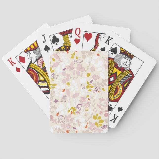 Jeu De Cartes motif présentant des animaux fantaisistes (dos)