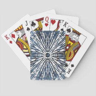 Jeu De Cartes Motif radial d'Indigo