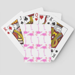 Jeu De Cartes Motif rose de Flamant rose