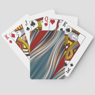Jeu De Cartes motif rose sans couture flux sur cartes de poker
