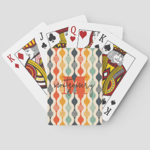 Jeu De Cartes Motif Super rétro