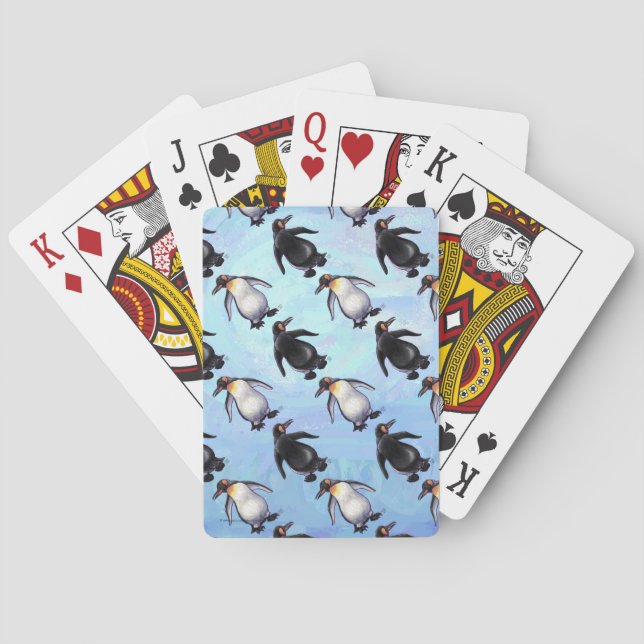 Jeu De Cartes Motifs de Manchots (dos)