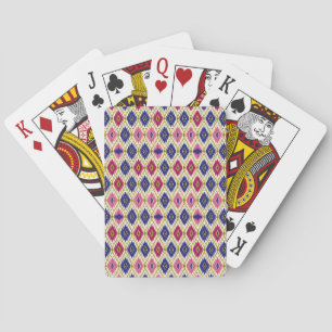 Jeu De Cartes Motifs géométriques : Illustration textile traditi