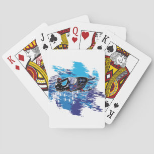 Jeu De Cartes Motoneige graphique