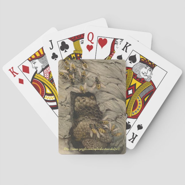 Jeu De Cartes "Mouchoir/nid de guêpe" (dos)