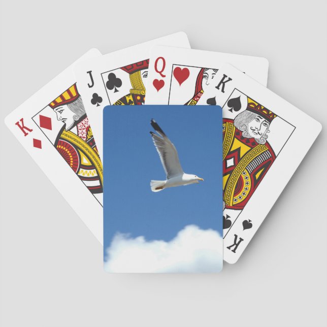 Jeu De Cartes Mouettes Jouant Des Cartes (dos)