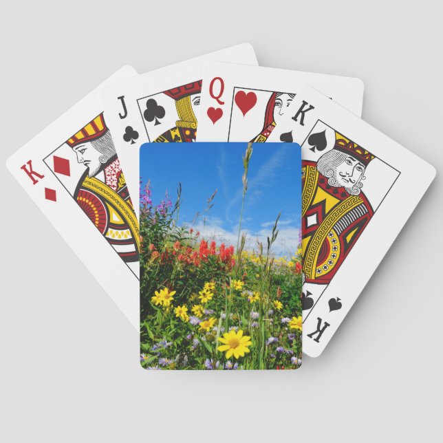 Jeu De Cartes Mt. Fleur sauvage (dos)