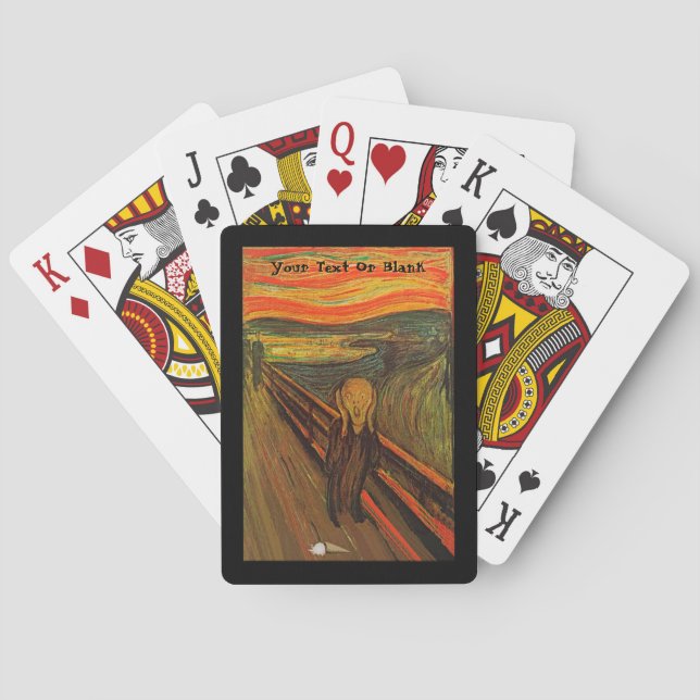 Jeu De Cartes Munch - Le cri de glace (dos)