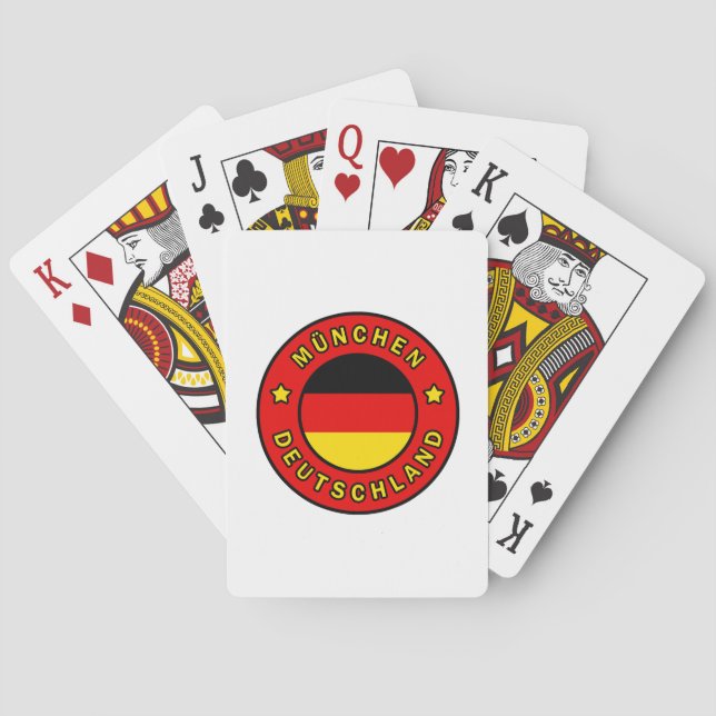 Jeu De Cartes München Deutschland (dos)