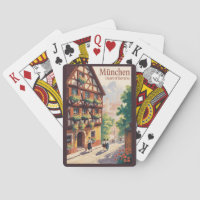 Munich Allemagne Bavière Illustration Voyage Art