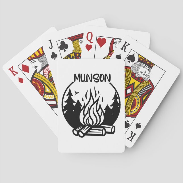 Jeu De Cartes Munson Camping (dos)