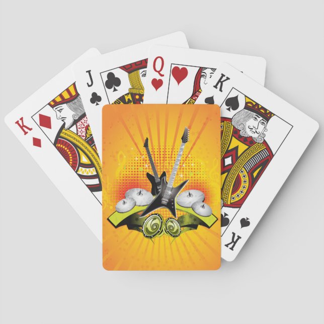 Jeu De Cartes Musique 12 Cartes de Jeu (dos)
