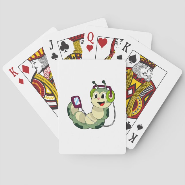 Jeu De Cartes Musique casque Caterpillar (dos)