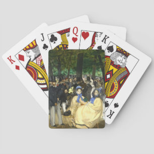 Jeu De Cartes Musique dans les Tullérias Edouard Manet
