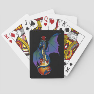 Jeu De Cartes Musique de guitare Blue Dragon Sunburst