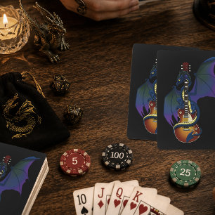 Jeu De Cartes Musique de guitare Blue Dragon Sunburst