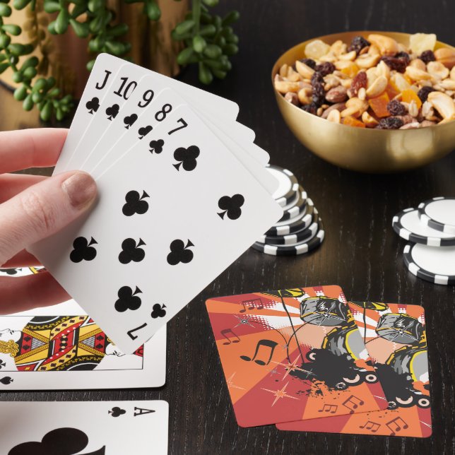 Jeu De Cartes Musique Drum Set (In Situ)