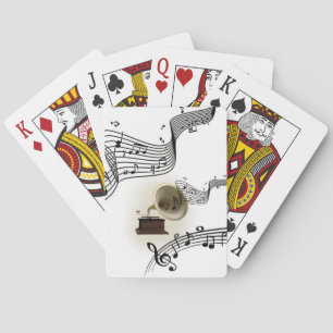 Jeu De Cartes Musique et conception de gramophone