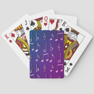 Jeu De Cartes Musique, notes, muet