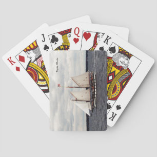 Jeu De Cartes Mystic Whaler jouant aux cartes