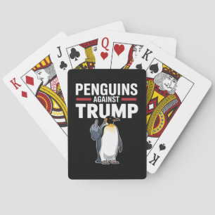 Jeu De Cartes Nageoires de pingouin levées résistent aux pingoui