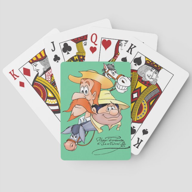 Jeu De Cartes Naipes DON QUIJOTE - par @QUIXOTEdotTV (dos)