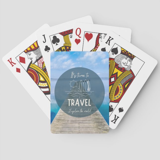 Jeu De Cartes Nature Il est temps de voyager Citation (dos)