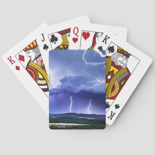 Jeu De Cartes Nature intense | Tempête de la foudre (dos)