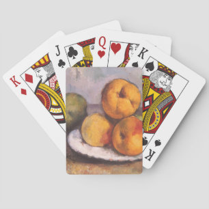 Jeu De Cartes Nature morte Quince, Pommes, Poires par Paul Cezan