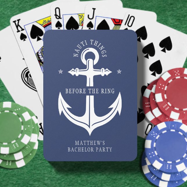Jeu De Cartes Nauti Choses Avant l'Enterrement de Vie de Garçon  (Créateur téléchargé)