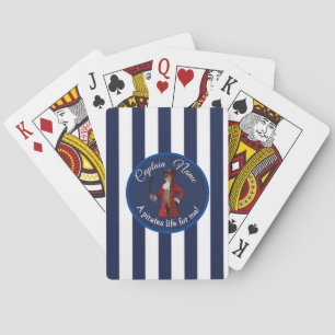 Jeu De Cartes Nautical Blue Boy Pirate