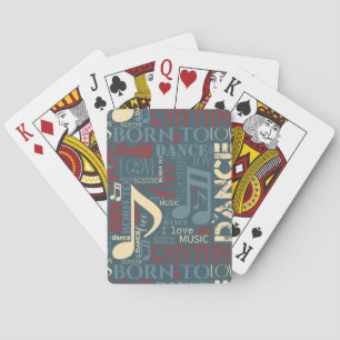Jeu De Cartes Né à Dance Blue/Red/Gold ID277