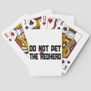 Jeu De Cartes Ne choyez pas le roux (avec la perruque)